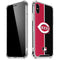 MLB Cincinnati Reds Split iPhone XS Max Clear Case